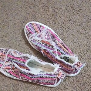 Colorful Striped Women's Sneakers